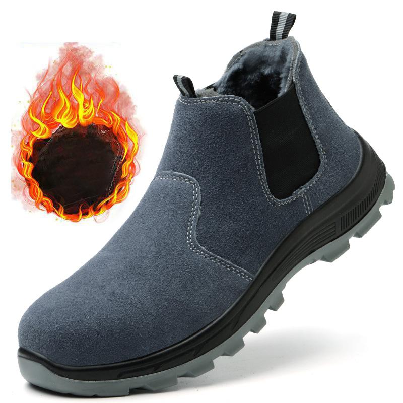 Chelsea Stiefel Schutz Arbeitsstiefel Winter Sicherheitsschuhe EB