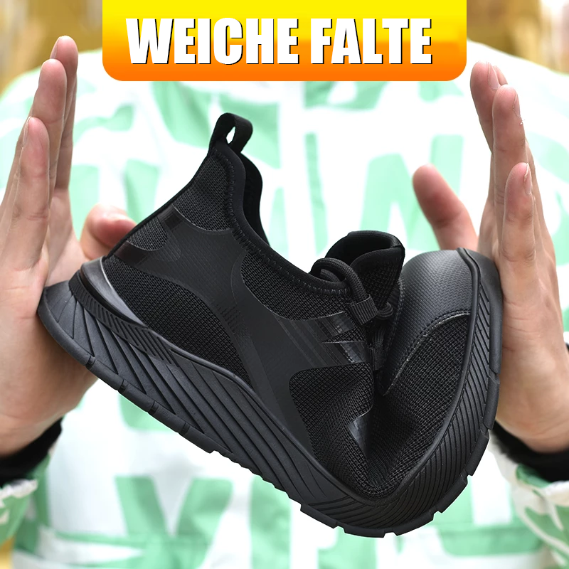 Atmungsaktiv SRA Nicht-slip EVA Vier Atmungsaktiv männer sicherheit Schuhe EB