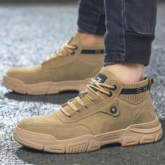 Leicht Stahlkappe Schuhe Berufsschuhe Sportlich Atmungsaktiv Schutzschuhe EB