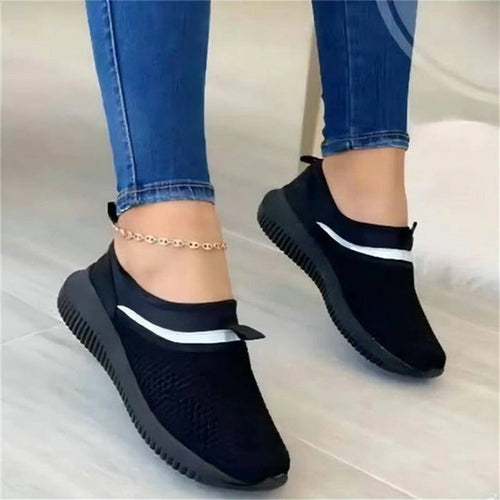 Einfarbige Atmungsaktive Sneaker EB