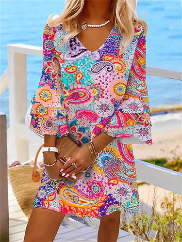 EB | Bunt bedrucktes Kleid