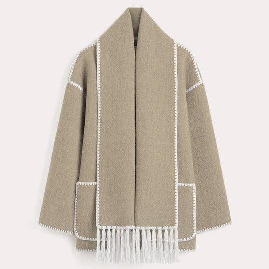 EB | Damen Wintermantel mit Schal