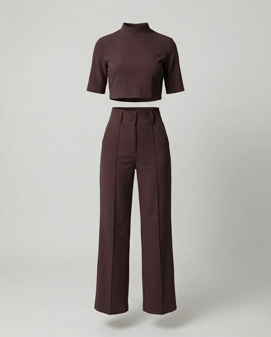 EB | Eleganz Tailliertes Herbst-Hosenset für Stilvolle Looks