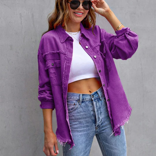 EB Damen Jeansjacke - Zeitloser Stil und Komfort
