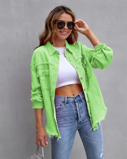 EB Damen Jeansjacke - Zeitloser Stil und Komfort