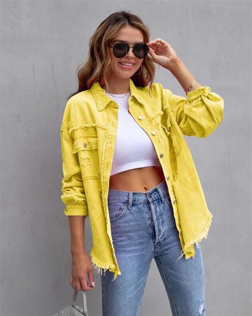 EB Damen Jeansjacke - Zeitloser Stil und Komfort