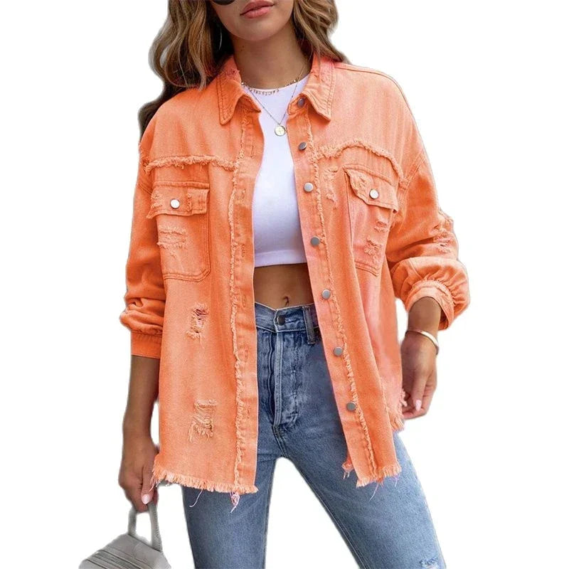 EB Damen Jeansjacke - Zeitloser Stil und Komfort