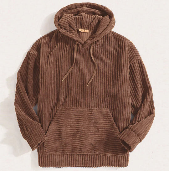 EB | Hochwertige Herrencordjacke mit Kapuze