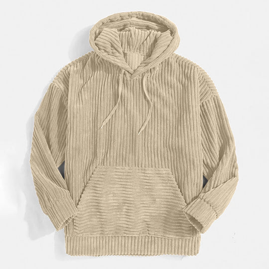 EB | Hochwertige Herrencordjacke mit Kapuze