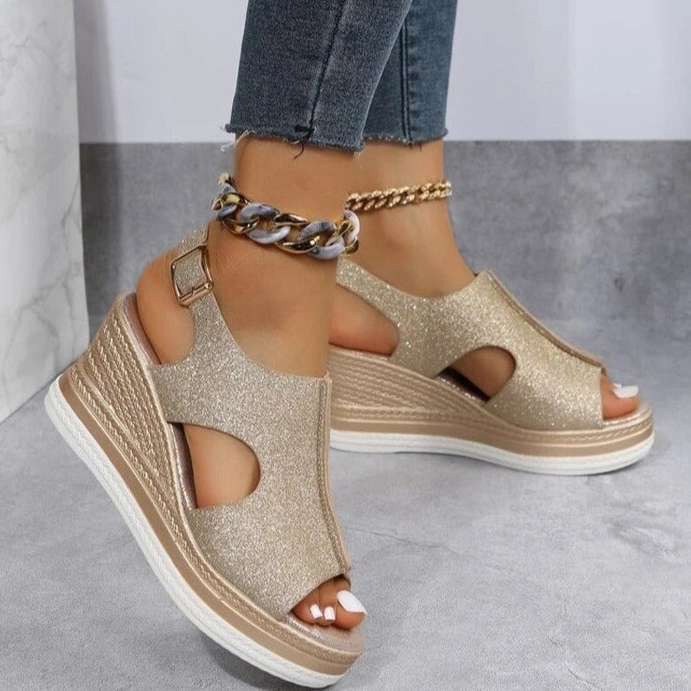 EB | Orthopädische Keil Sandalen für Den Sommer