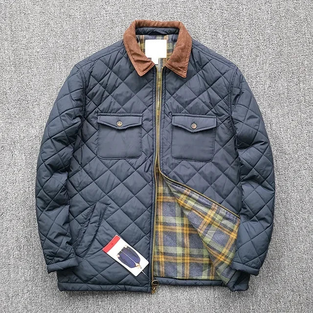 EB | Lange Wasserjacke mit Verstellbarem Bund Ohne Kapuze für Damen Ideal für Herbst Winter