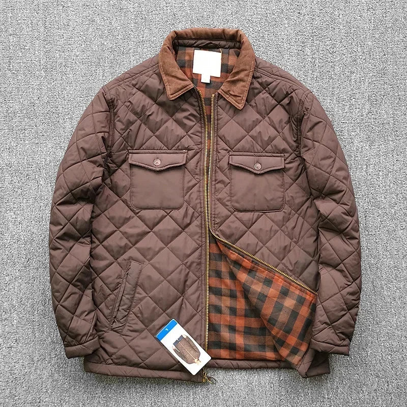 EB | Lange Wasserjacke mit Verstellbarem Bund Ohne Kapuze für Damen Ideal für Herbst Winter