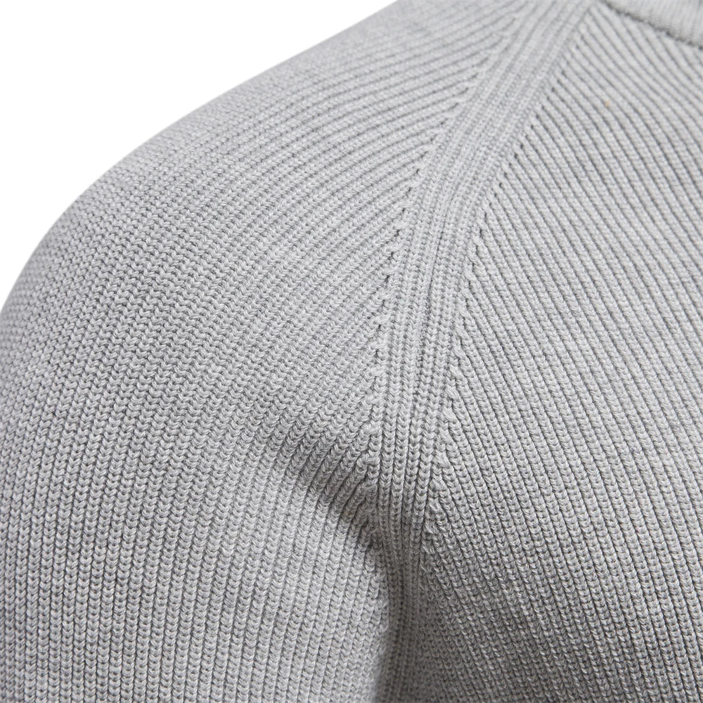 EB | Strickjacke mit Half-zip Wollmischung Elegant, Warm
