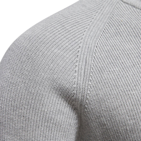 EB | Strickjacke mit Half-zip Wollmischung Elegant, Warm