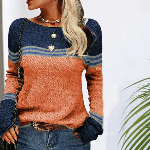 EB | Gestreifter Strickpullover