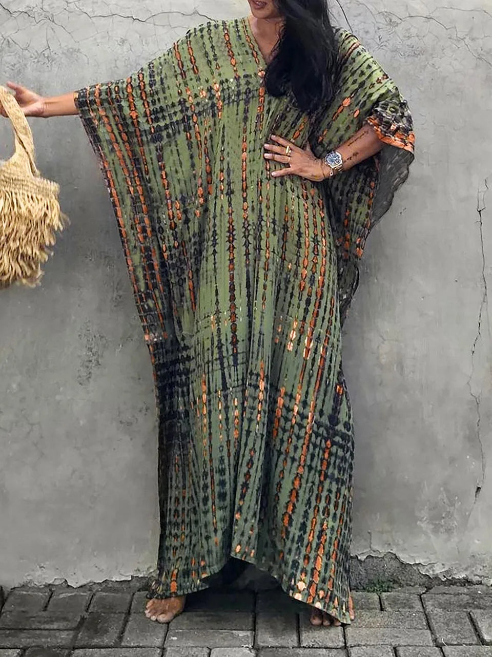 EB | Sommer Kaftan Maxi Kleid