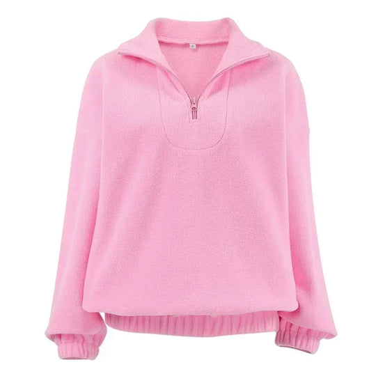 EB | Kuscheliger Fleece-Pullover mit Reißverschluss
