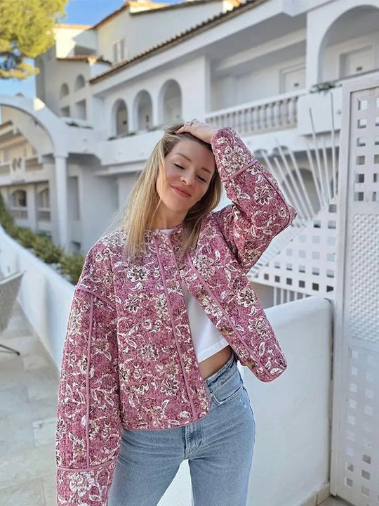EB | Schöne Blütenjacke für Frauen