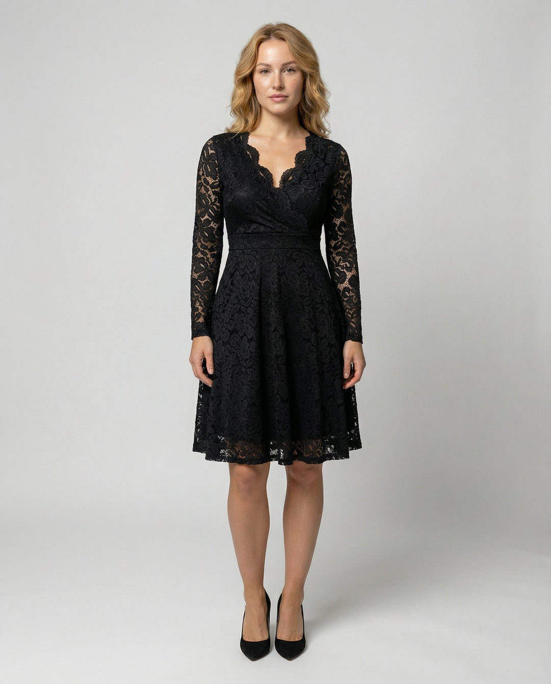 Elegantes Spitzenkleid Damen | EB