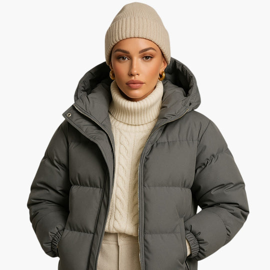 EB | Puffer Parka - Winterjacke mit Kapuze, Daunenfüllung, Wasserdicht, Urban Outdoor