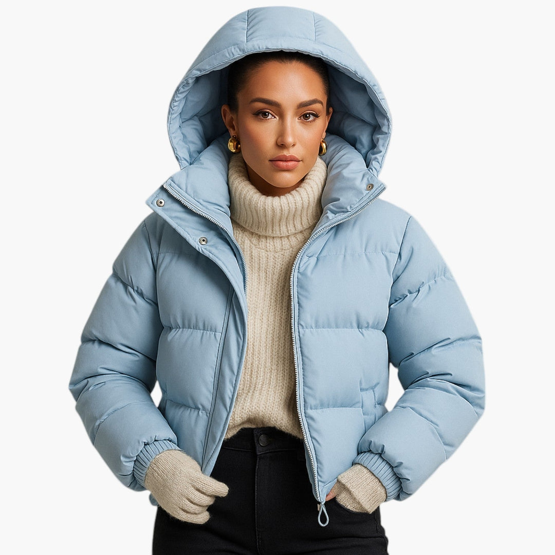 EB | Puffer Parka - Winterjacke mit Kapuze, Daunenfüllung, Wasserdicht, Urban Outdoor