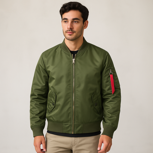 EB | Herren Bomberjacke mit Reißverschluss
