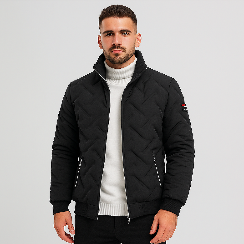 EB | Gepolstertes Herrenjacke mit Reißverschluss