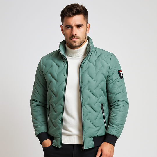 EB | Gepolstertes Herrenjacke mit Reißverschluss
