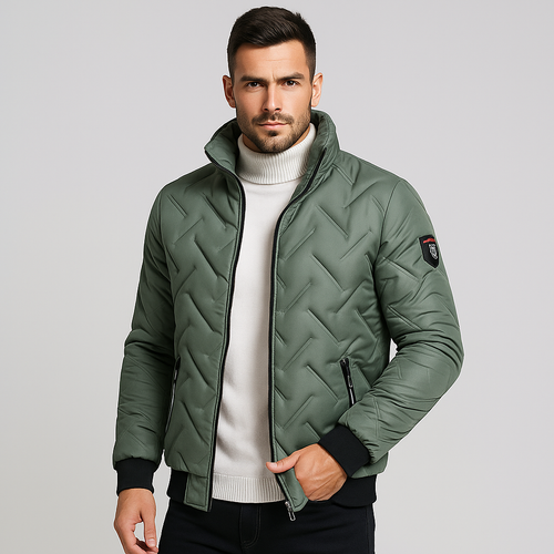 EB | Gepolstertes Herrenjacke mit Reißverschluss