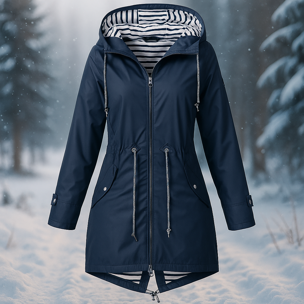 EB | Wasserabweisende Damenjacke mit verstellbarer Kapuze Nerea