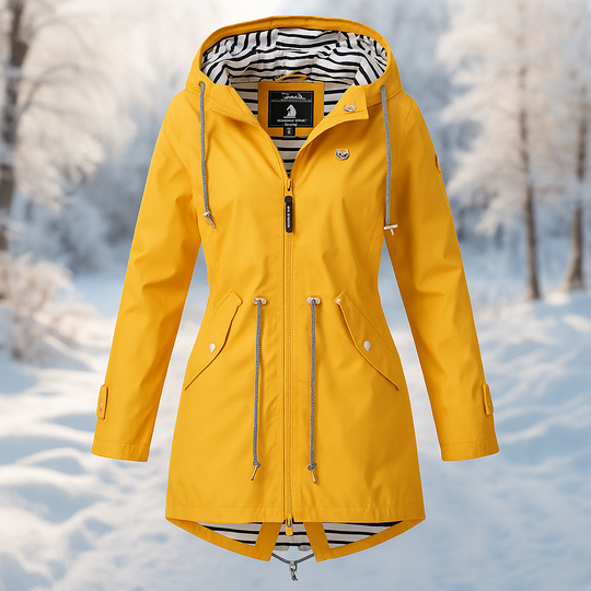 EB | Wasserdichte Damenjacke mit verstellbarer Kapuze