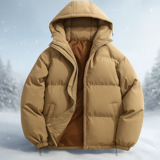 EB | Kurze gepolsterte Jacke mit Kapuze Stilla