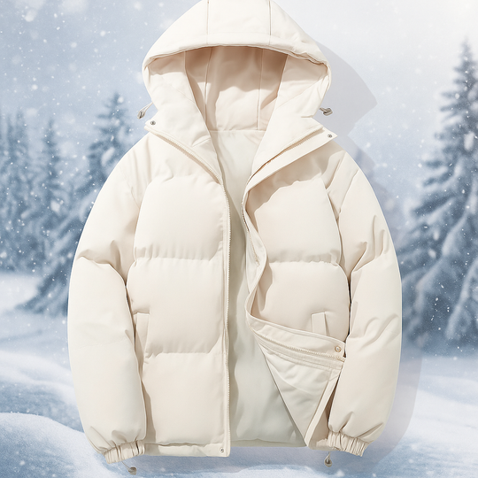 EB | Kurze gepolsterte Jacke mit Kapuze Stilla