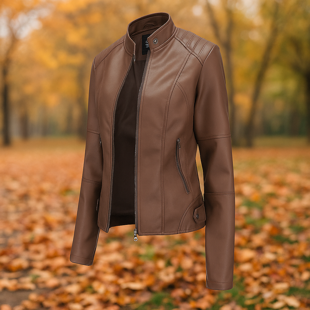 EB | Biker-Lederjacke für Damen Annelise