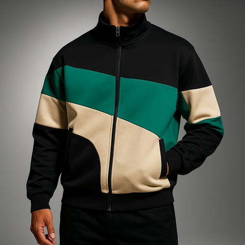 EB | Sportjacke mit Reißverschluss und Farbblockierung - Ardan