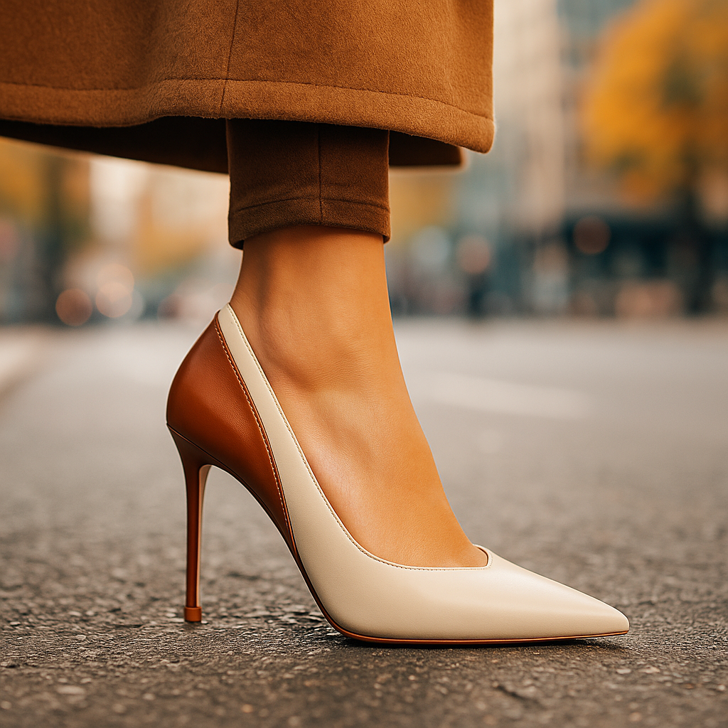 Elegante Stilettos mit Kontrastdesign EB EB