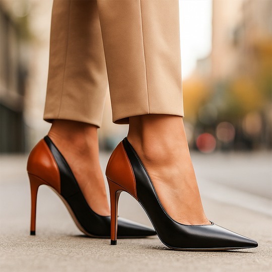 Elegante Stilettos mit Kontrastdesign EB EB