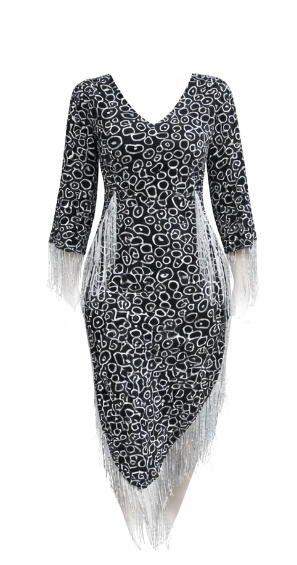 Damen Festliches Pailletten Kleid EB