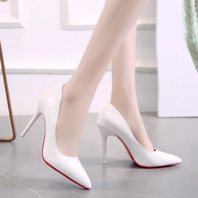 Damen elegante High Heel Pumps mit spitzem Design EB