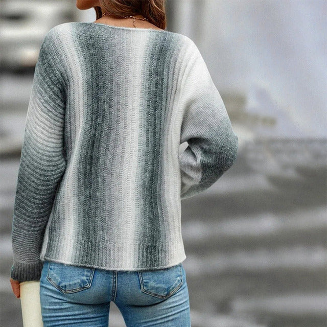 EB | Strickpullover mit Farbverlauf
