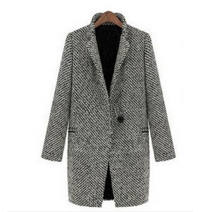 Damen eleganter, gemusterter Blazer mit strukturiertem Design EB