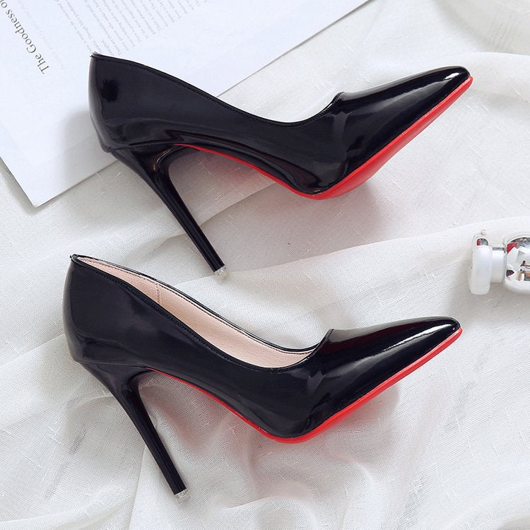 Damen elegante High Heel Pumps mit spitzem Design EB
