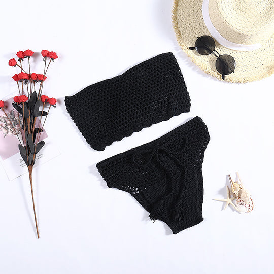 Damen Häkel-Bikini-Set mit attraktiven Akzenten EB
