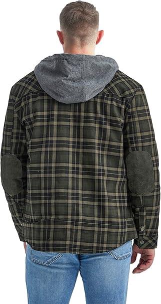 EB | Herren Outdoorjacke kariert mit Isolierung & wasserabweisender Beschichtung