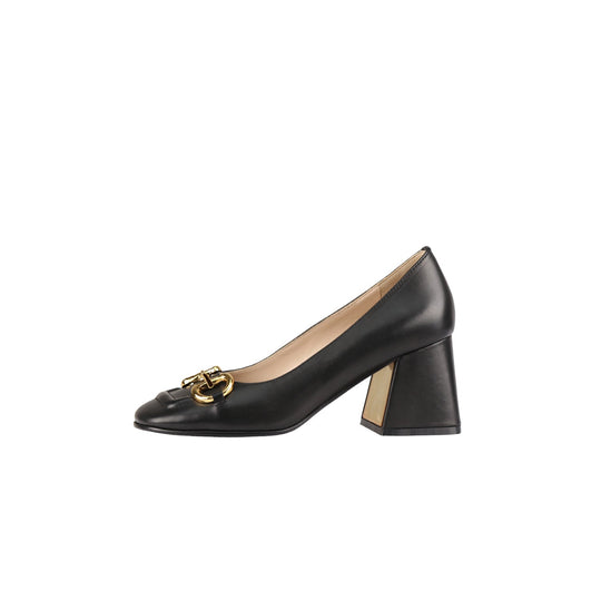 EB | Retro Mary Jane Schuhe mit Dicken Hohen Absätzen und Schnallen