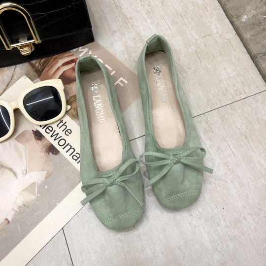 Damen Ballerinas mit zartem Schleifen-Design und weichem Obermaterial EB