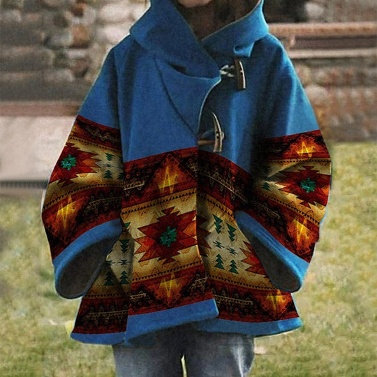 EBMode | Einzigartiger Bedruckter Vintage-Mantel