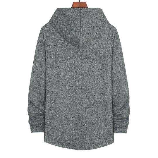 Herren lässiger Kapuzenpullover mit durchgehendem Reißverschluss und innovativer Passform EB