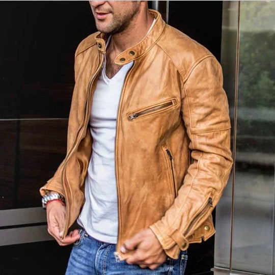 EB | Klassische Lederjacke für Herren