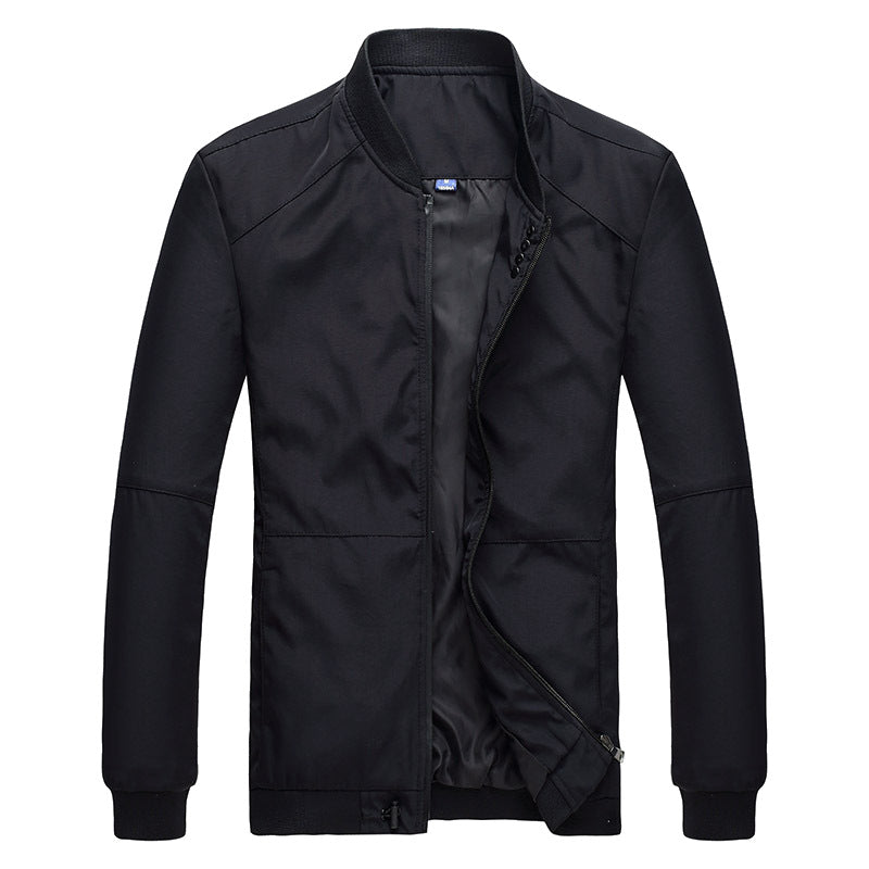 Herren Freizeitjacke mit Druckknopfverschluss und seitlichen Eingrifftaschen EB